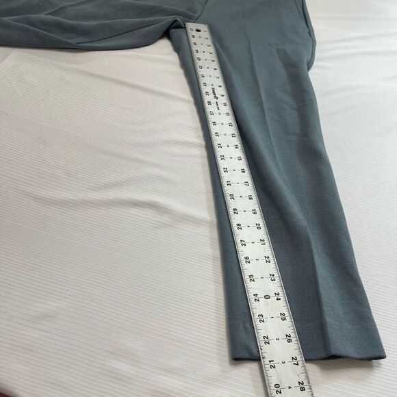 NWT Ann Taylor Curvy Fit Mid Rise The Ankle Blue Grey Pants Size 8 New - Picture 4 of 7